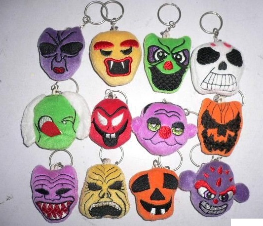 halloween key ring plush