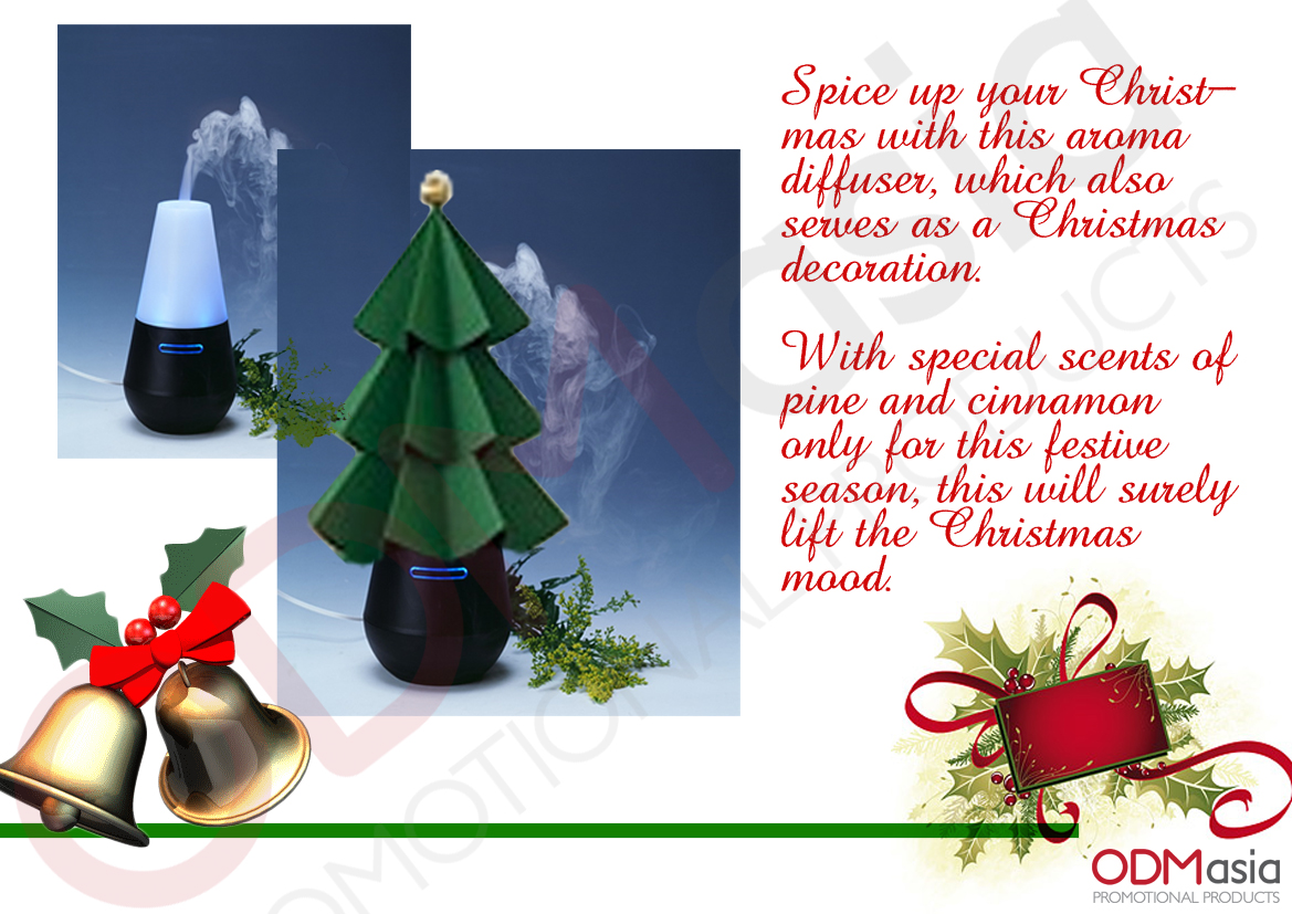 Customizable Aroma Diffuser Christmas Promo Idea