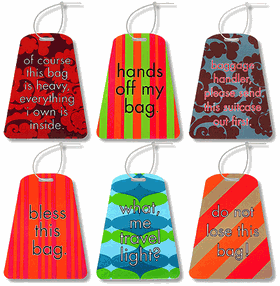 Fishing Luggage Tag  Personalized Bag Tag G04 - 2 Sizes Decade Awards  FSHG-TAG-G04X
