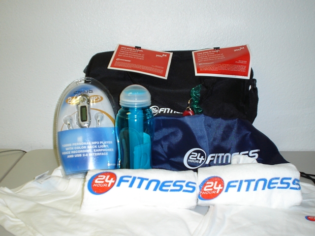 24 Hour Fitness: Sign Up for Promotional Merchandise!