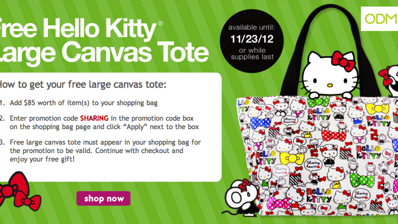 Hello Kitty Classic Tote Bag - White | retro vibes and nostalgia - all on  VeryNeko UK!