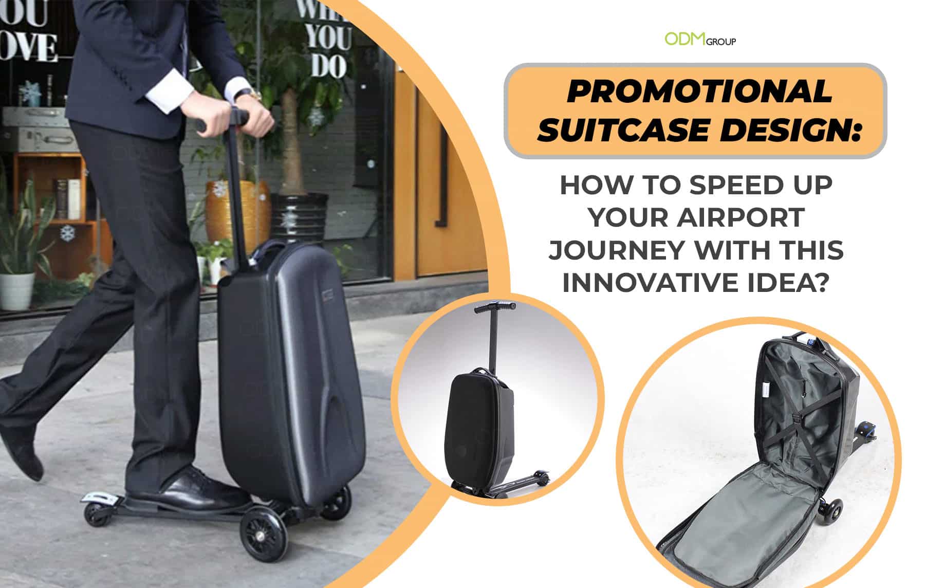 Speed Up Customers' Airport Journey w/ This Promotional Suitcase