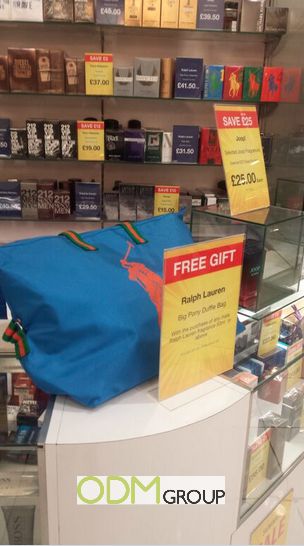 Free Gift With Purchase Duffle Bag 
