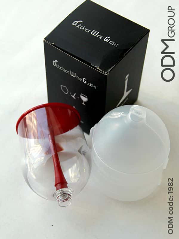 10 Oz. Portable-Collapsible Economy Portable Wine Glass Promotional Product Wine  Glasses