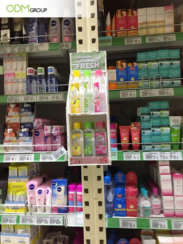 store shelf displays