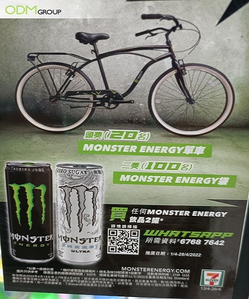 Monster Energy Bicycle Kit Gear