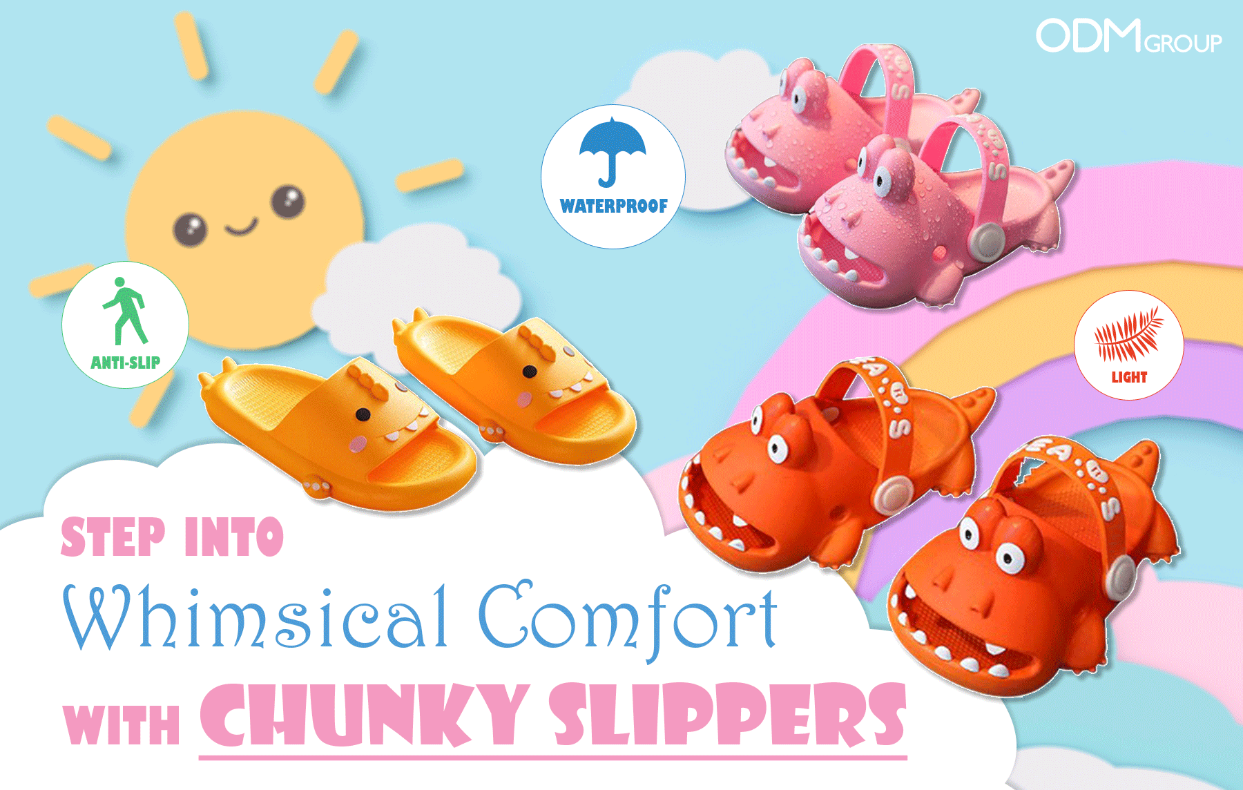 Custom Design Creative Cartoon Indoor Outdoor Summer Kids Beach Sandal Flip  Flops for Boys Girls - China Flip Flop and Custom Slippers price