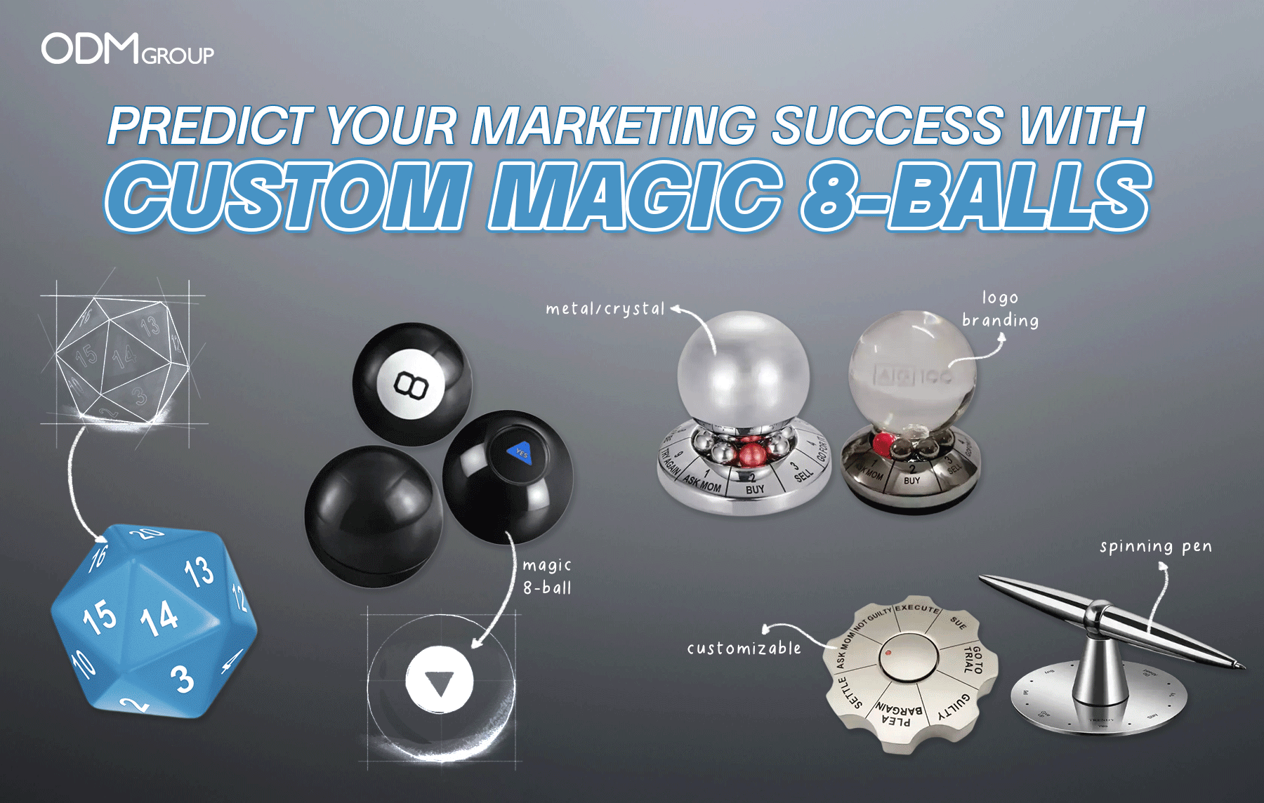 Custom Magic 8-ball 20 Personalized Answers Get Creative With