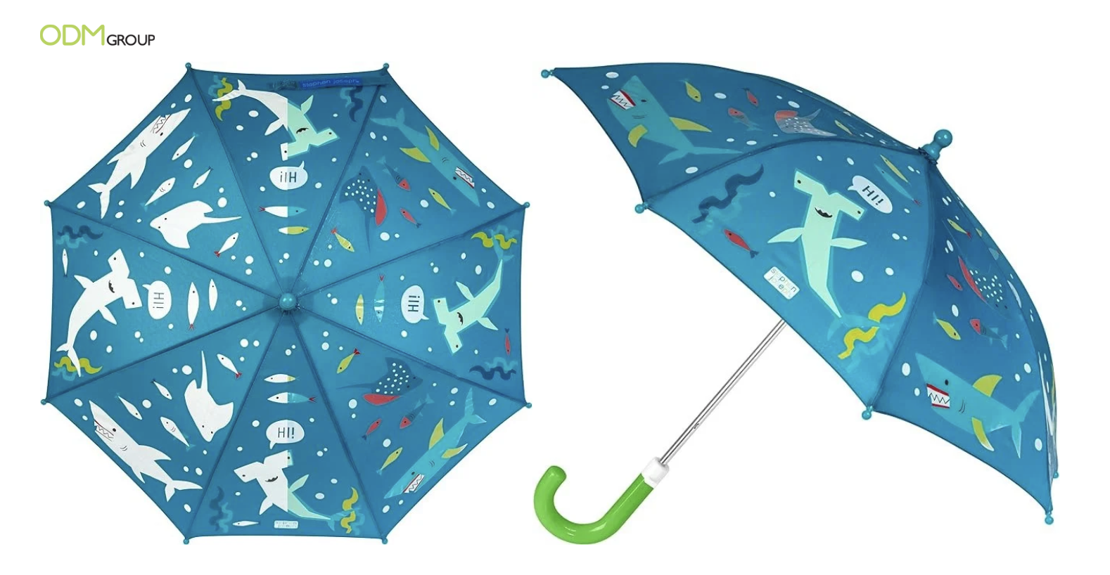 Changing-colour umbrella
