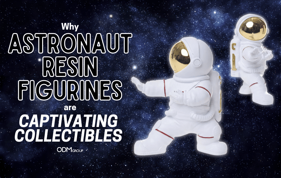 Astronaut resin figurines tchotchke.