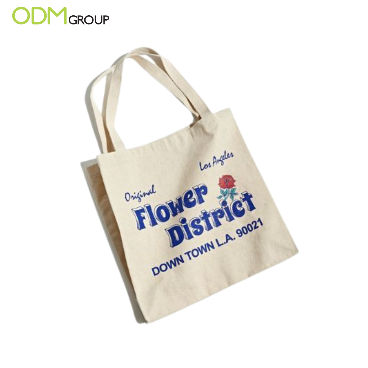 Customizable tote bag with motivational quote.